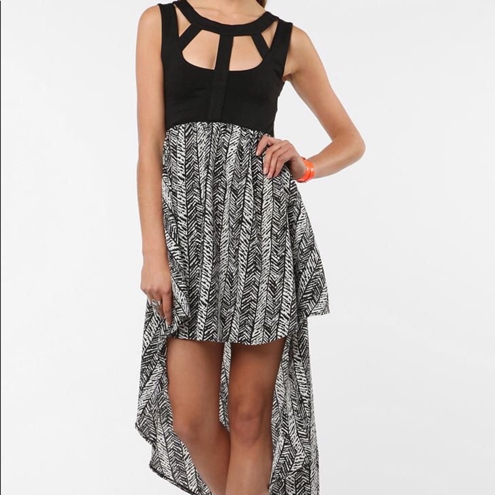 NWT UO High Low Cut Out Dress